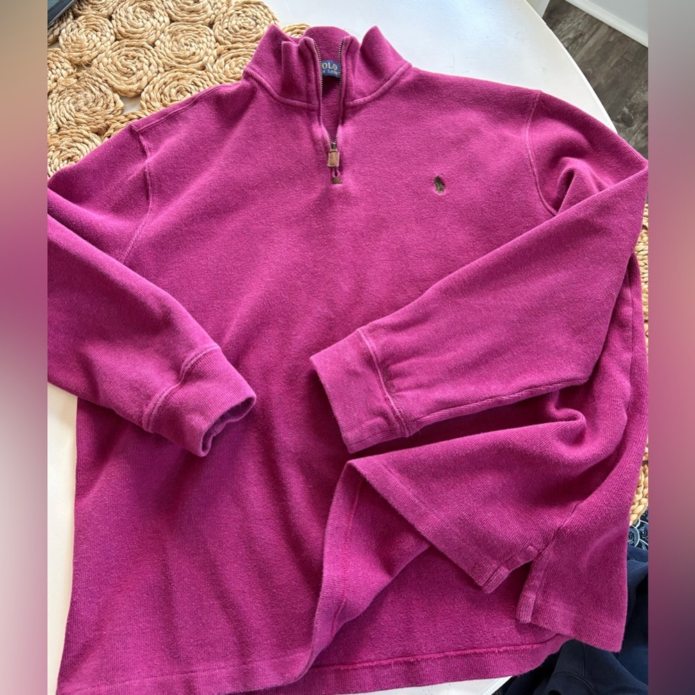 Ralph Lauren Magenta Knitwear